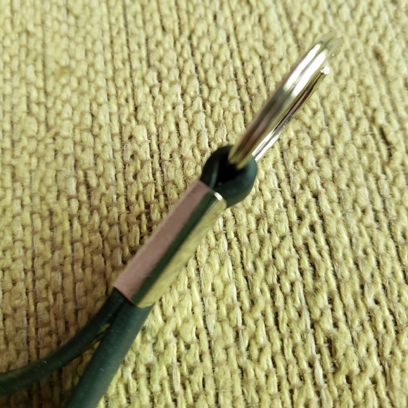 New Sperry TopSider Black Rubber Keychain - Picture 4 of 6